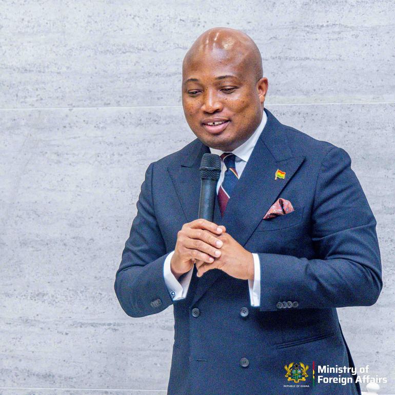 Foreign Affairs Minister Samuel Okudzeto Ablakwa