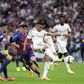 Kylian Mbappe of Real Madrid scores a goal during the Laliga 2025 26 match between Real Madrid and Barcelona at Santiago Bernabeu Stadium. (Photo by Guille Martinez f22photo)