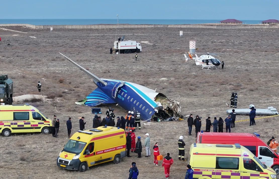 38 killed, 29 hospitalised in fatal Azerbaijan passenger plane crash