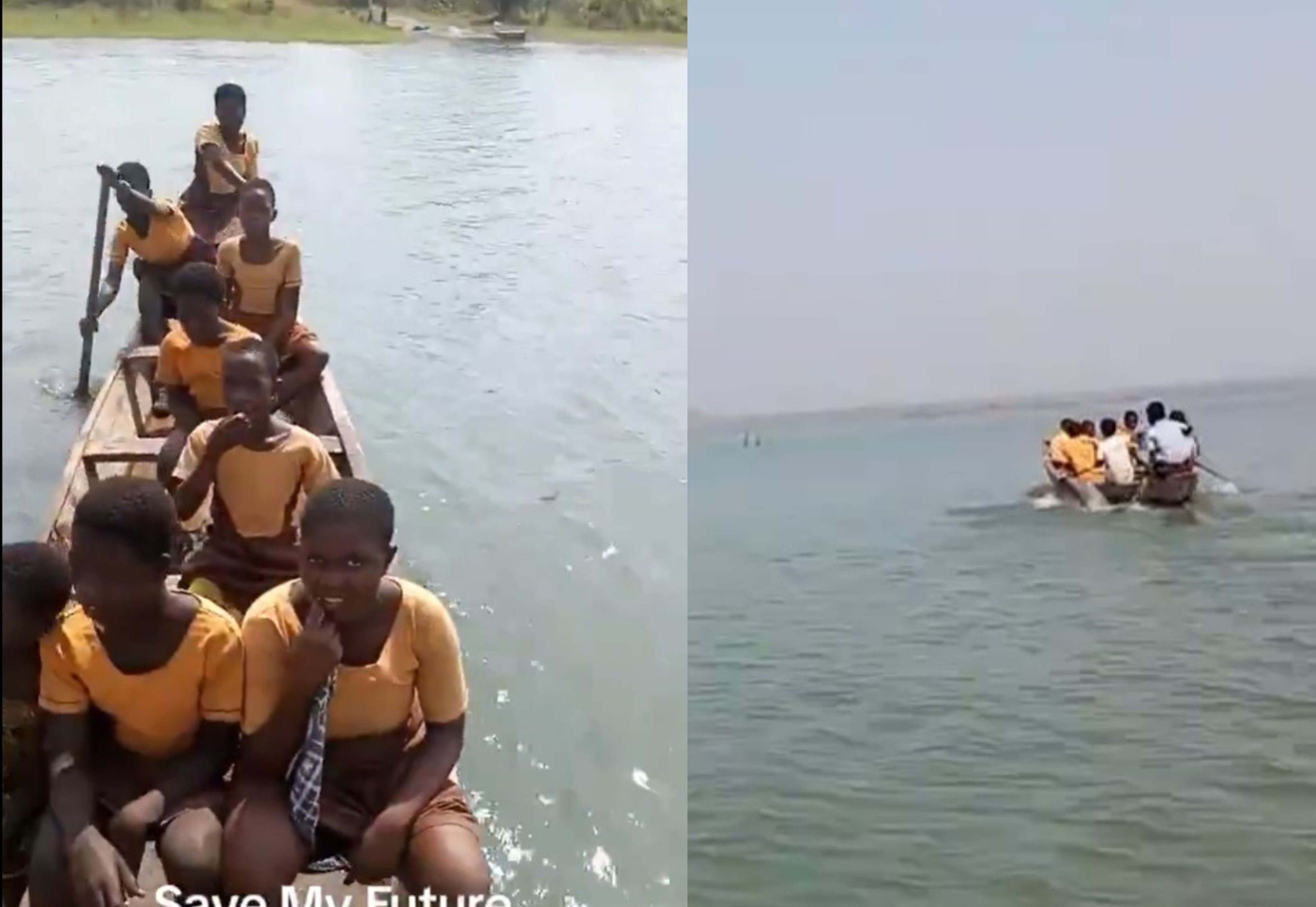 Oti: Disturbing video shows students on canoes to school without life jackets