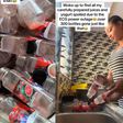 Business owner left in heavy debt after losing over 300 bottles of juice to dumsor (watch)