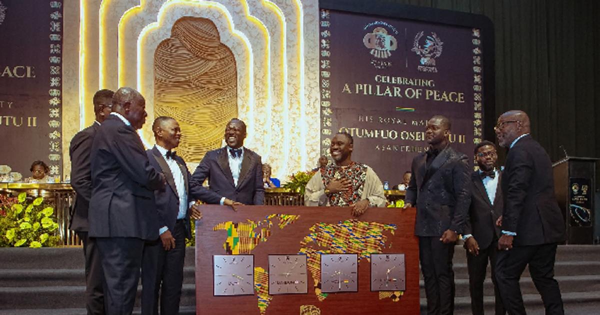 Otumfuo’s customised caveman clock sells for Ghc1.5m to Nick Danso ...