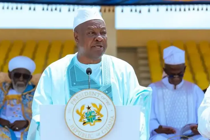 2026 Eid al-Adha: President Mahama cautions Ghanaian youth against drug addiction