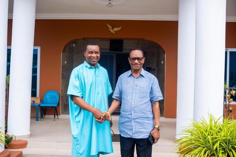 Former Accra Mayor and senior New Patriotic Party figure Stanley Nii Adjiri Blankson and Ashanti Regional Chairman Bernard Antwi Boasiako, popularly known as Chairman Wontumi