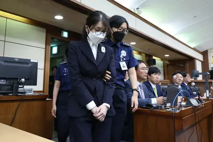 Former First Lady Kim Keon-hee at the Seoul Central District Court on September 24, 2025 [Chung Sung-Jun/Getty Images]