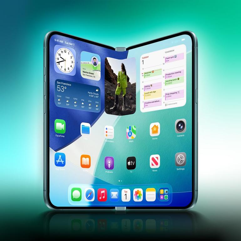 Apple's Foldable iPhone Tipped for Breakthrough Camera Feature. Image via macrumors.com