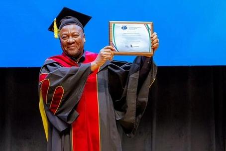 President John Dramani Mahama has received an honorary doctorate from Russia’s Peoples’ Friendship University (RUDN University)