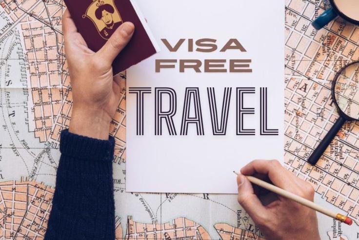 A picture illustrating visa-free travel