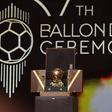 A general view of the Ballon D'Or trophy at the 67th Ballon D'Or Ceremony at Theatre Du Chatelet on October 30, 2023 in Paris, France. (Photo by Pascal Le Segretain/Getty Images)