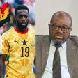 Inaki williams (left) and GFA President  (right)