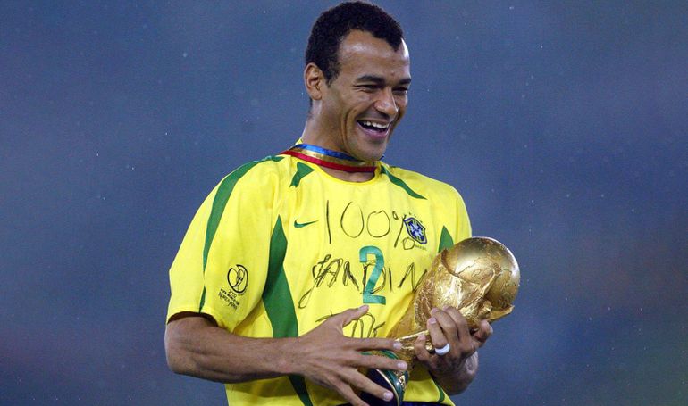 Cafu wins World Cup with Brazil | Photo via Getty Images
