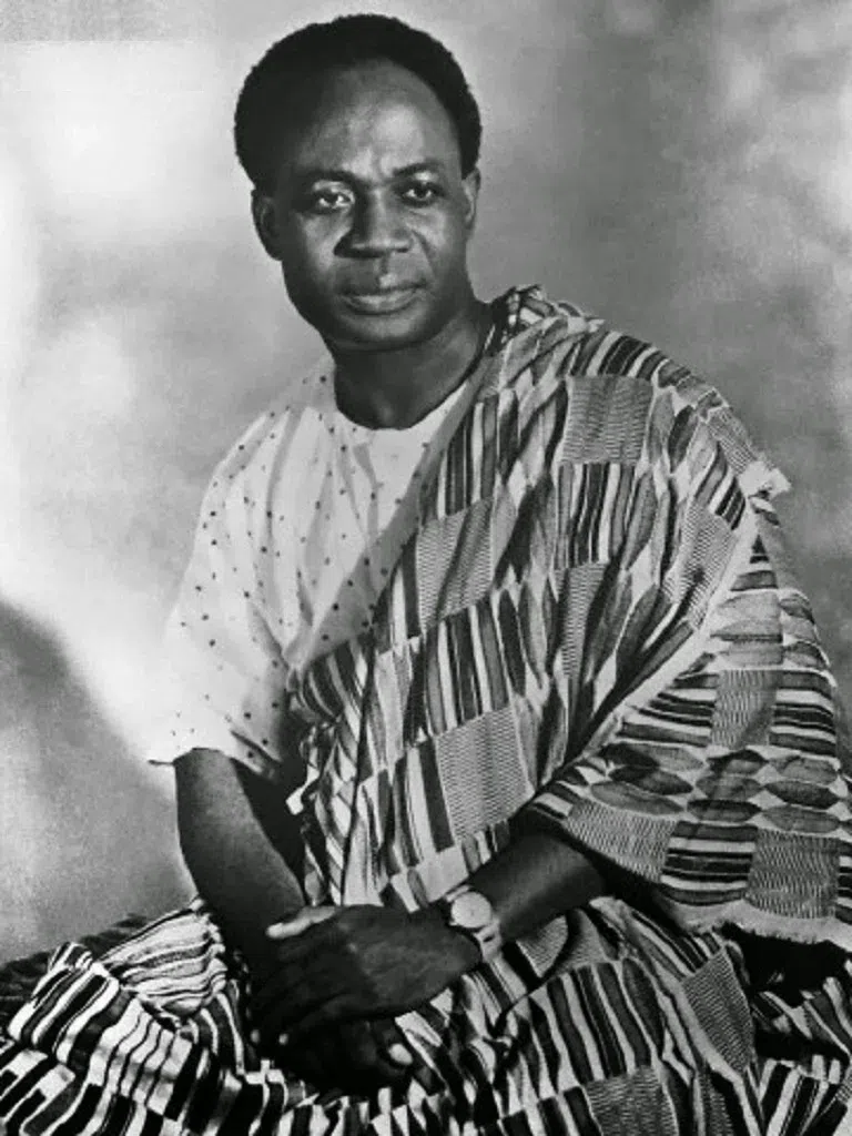 Dr Kwame Nkrumah, Ghana's first president. Image via www.eaumf.org