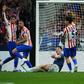 ESP: Atletico de Madrid - Arsenal FC. UEFA Champions League. Semi-Finals, first leg. The referee signals a penalty against Viktor Gyokeres of Arsenal FC during the UEFA Champions League match, Semi-Finals | IMAGO