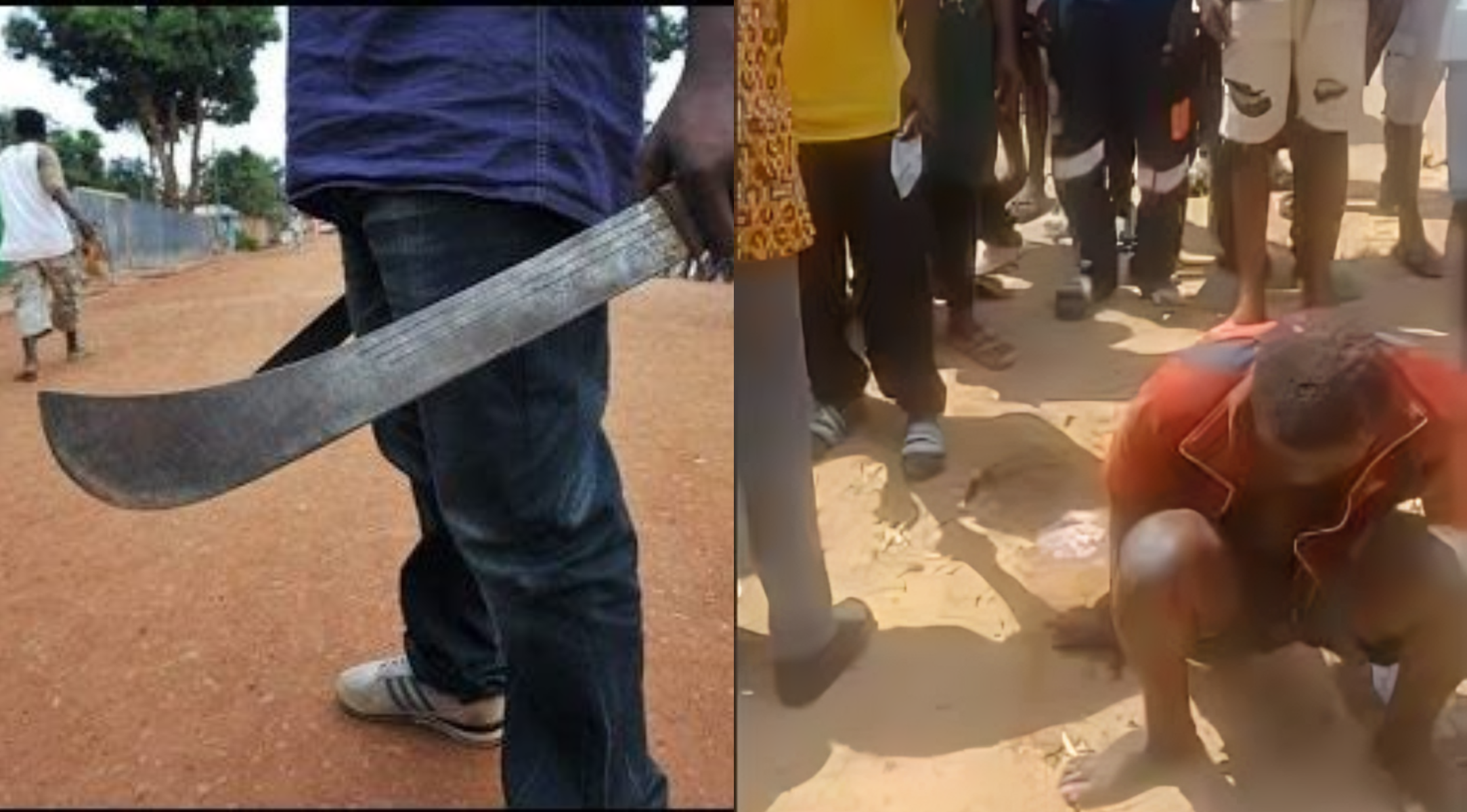Mentally challenged man butchers stranger, attempts to hide body in gutter