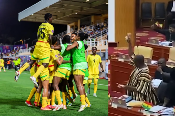Minority MPs donate GH₵100,000 to Black Queens for winning Bronze at WAFCON (Video)