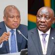 Minister for Foreign Affairs, Samuel Okudzeto Ablakwa (left), South Africa President, Cyril Ramaphosa (right)