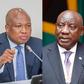 Minister for Foreign Affairs, Samuel Okudzeto Ablakwa (left), South Africa President, Cyril Ramaphosa (right)