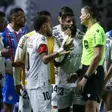 The suspension means Neymar will miss Santos' next three matches [Ricardo Moreira/Getty Images]