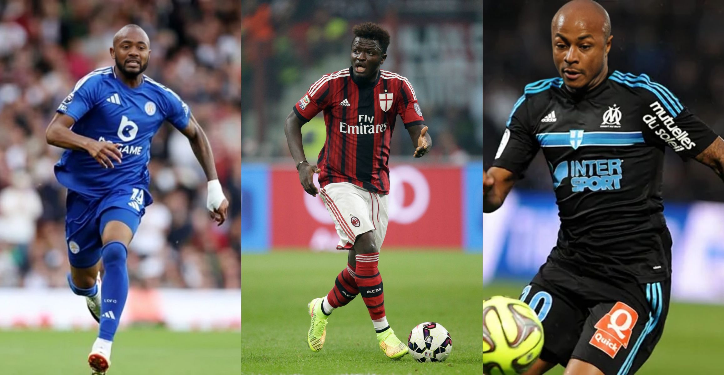 Ghanaian all-time top scorers in the 5 major leagues in Europe