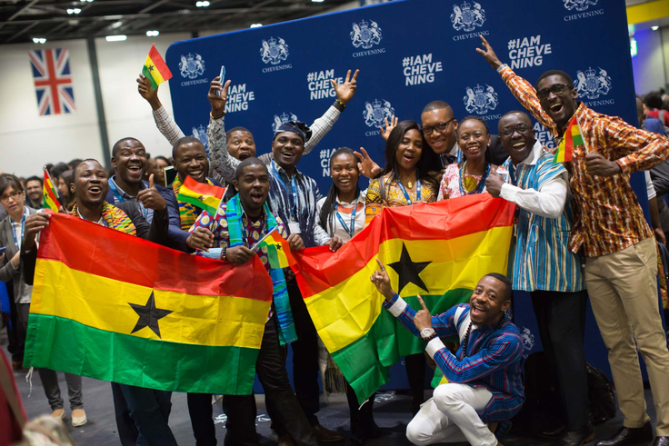 Ghana ranks 2nd as the country with the largest number of students in the US
