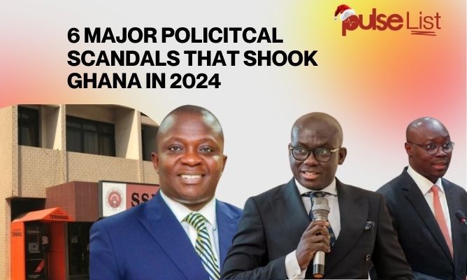 6 major political scandals that shook Ghana in 2024