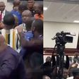 Chairs flipped, tables broken as chaos erupts over vetting of Ablakwa and Akandoh