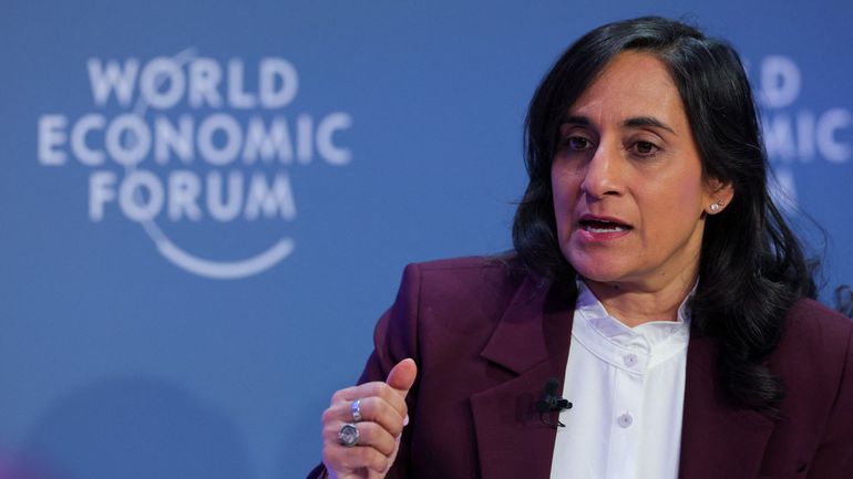 Anita Anand at the 2026 World Economic Forum. Photo via Reuters