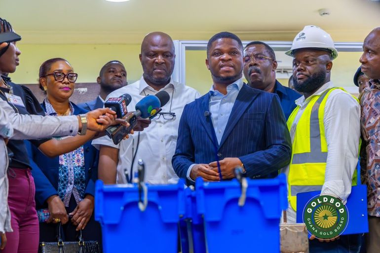 Chief Executive Officer of GoldBod, Sammy Gyamfi, received the Damang team and addressed the media on the significance of the development.