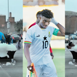 Mohammed Kudus takes a bath on London streets after missing Ghana-Nigeria clash (Video)