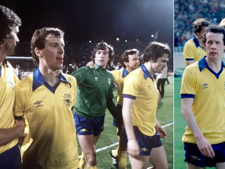 The season Arsenal played 70 games, reached two finals ... and won nothing