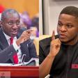 Minority Leader Alexander Afenyo-Markin (left) and Ghana Gold Board (GoldBod) Chief Executive Officer Sammy Gyamfi.