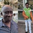 Thomas Frimpong, father of Jarvits Frimpong who was shot dead (left) and Javits Frimpong (right)