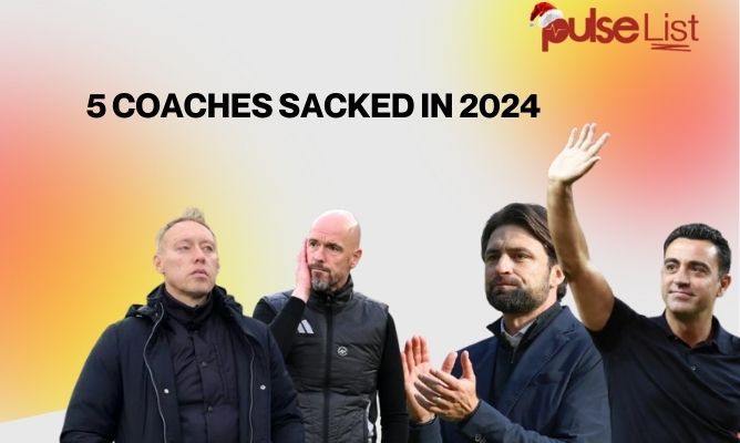 Top 5 coaches sacked in 2024