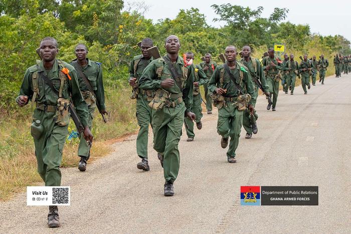 GNS ANZONE Division has emerged as the overall best division at the Inter-Division Steeplechase Competition organised by the Naval Recruit Training School (NRTS). Picture by Sergeant Ampomah Samuel