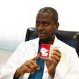Dr. Mouhamadou Sow, CEO of Teranga Pharma, which produces Drepaf, a generic drug for children and adults treating sickle cell disease, in Mbao, a suburb of Dakar