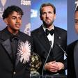 Lamine Yamal (left), Harry Kane (middle) and Kylian Mbappe (right)