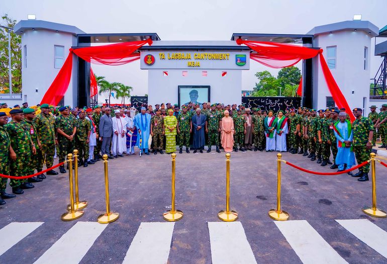 Sanwo-Olu extols Lagbaja as Army renames Ikeja cantonment after late ex-COAS