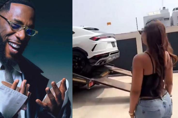 Sophia Egbueje finally gets her Lamborghini amid sex-for-Lambo saga with Burna Boy