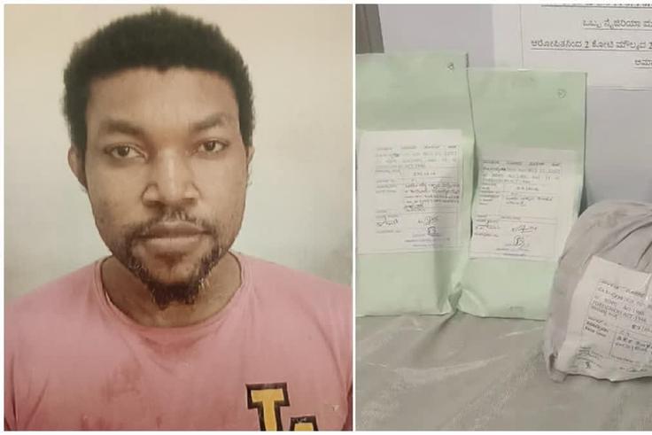 Nigerian man arrested in India with ₦290M worth of illicit drugs