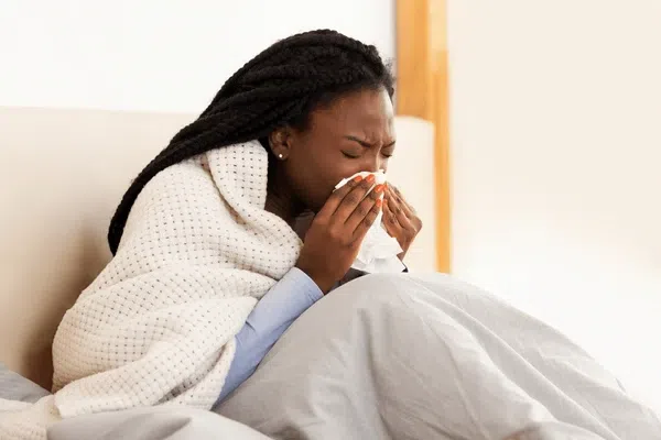 Thick, discoloured nasal discharge is one of the telling signs of sinus infection