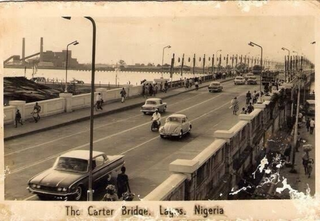 First images of the Carter bridge, built in 1901 by the British colonial government