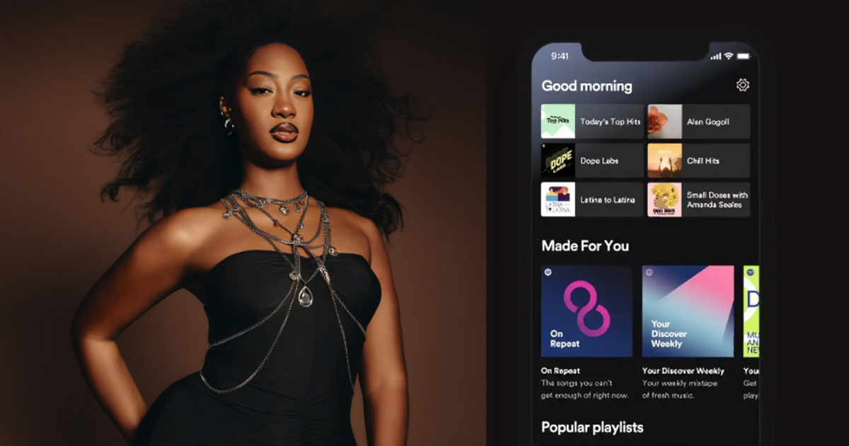 Tems makes Spotify's 2026 Songs of Summer list, as fans can now vote in-app