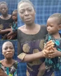 Close-up of a distressed teacher in a forest location following the Oriire local government school abductions in Oyo State.