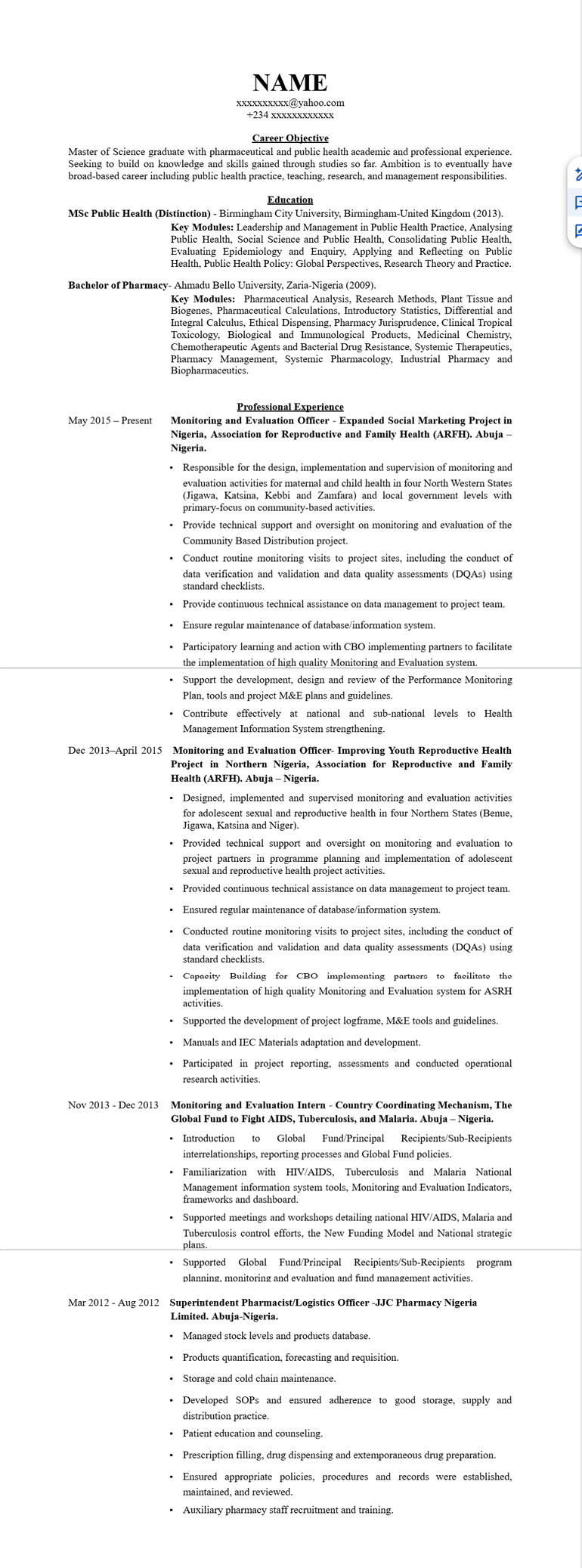 best-cv-template-for-teachers