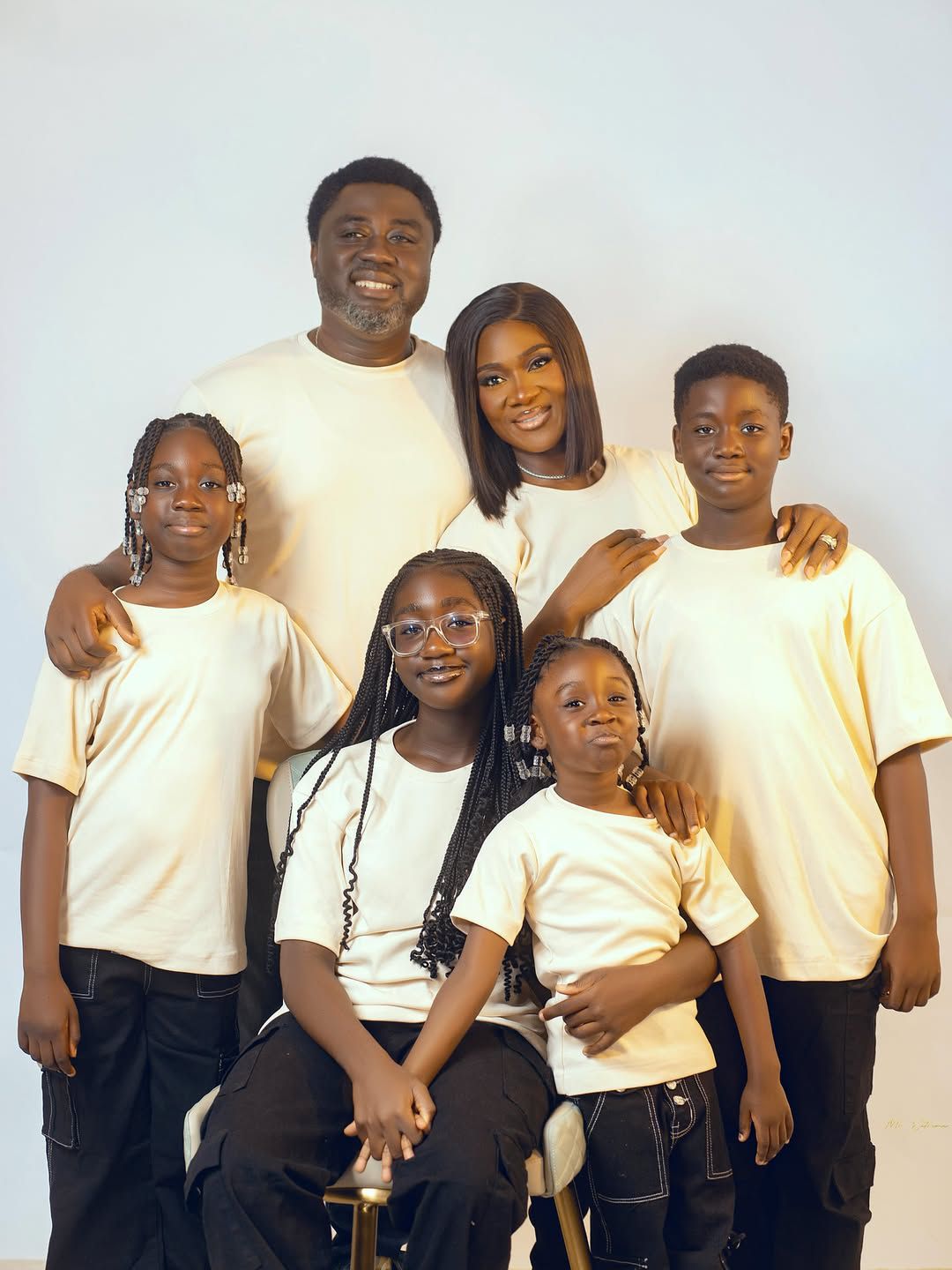 Mercy Johnson-Okojie reflects on family values in new photoshoot with husband and children