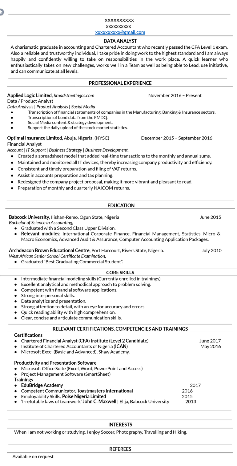 best-cv-template-for-accountants