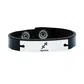 Elemento Leather Men's Bracelet with Zodiac Symbols
