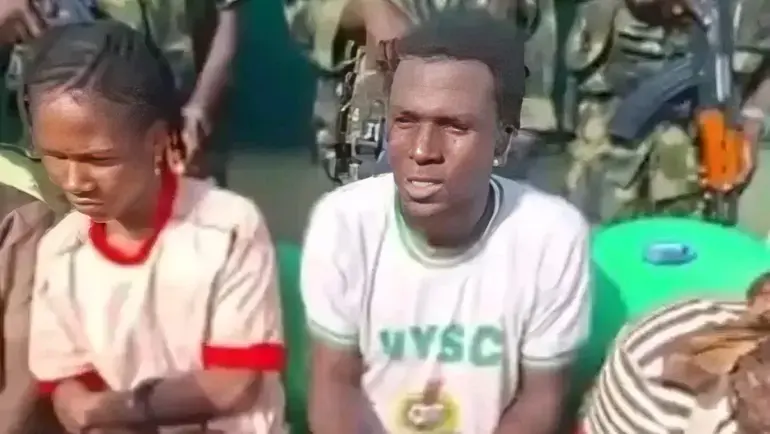 David Ayodele, one of 15 NYSC members rescued alongside six other victims