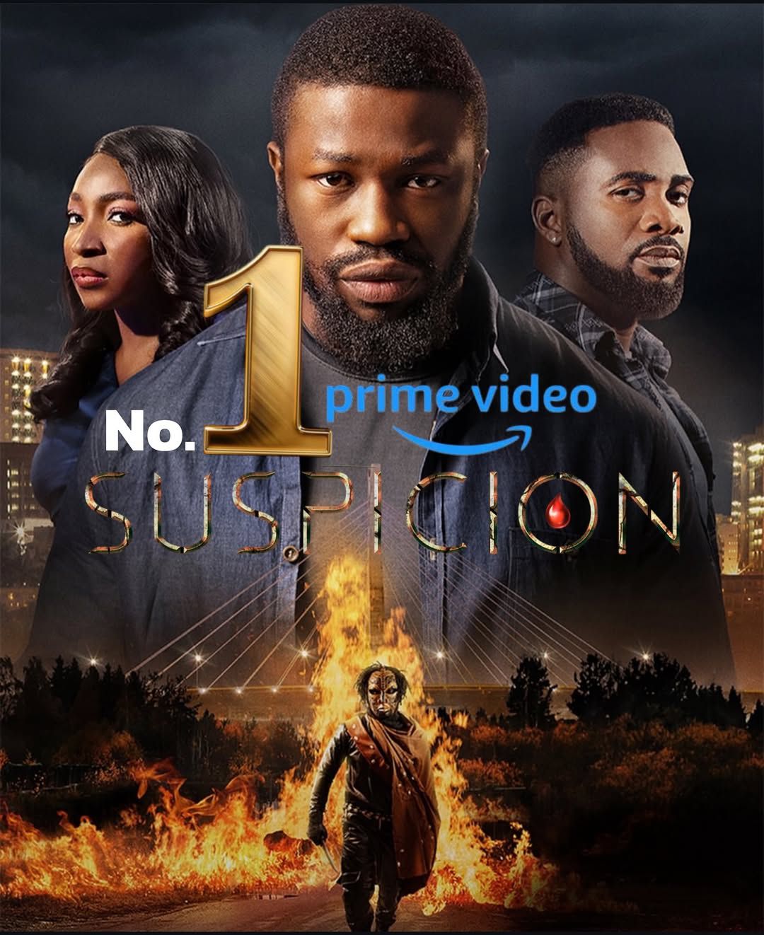 Tosin Igho’s latest feature, ‘Suspicion’ tops Prime Video’s chart