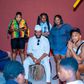 Anthony Joshua, former two-time heavyweight boxing champion, with Mr Idris Aregbe, Special Adviser to Gov. Babajide Sanwo-Olu on Tourism, Arts and Culture, at the John Randle Centre for Yoruba Culture and History, on Thursday in Lagos